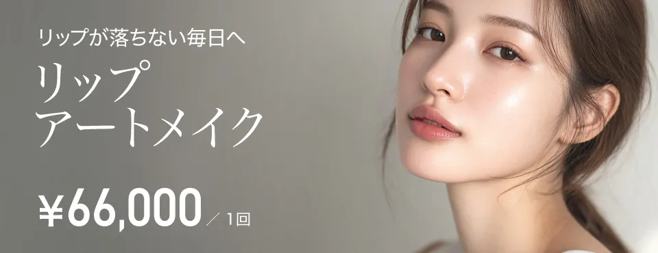 リップが落ちない毎日へ リップアートメイク 1回66,000円