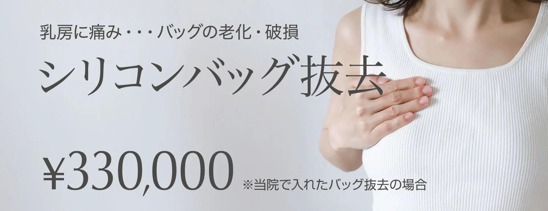 シリコンバッグ抜去 330,000円
